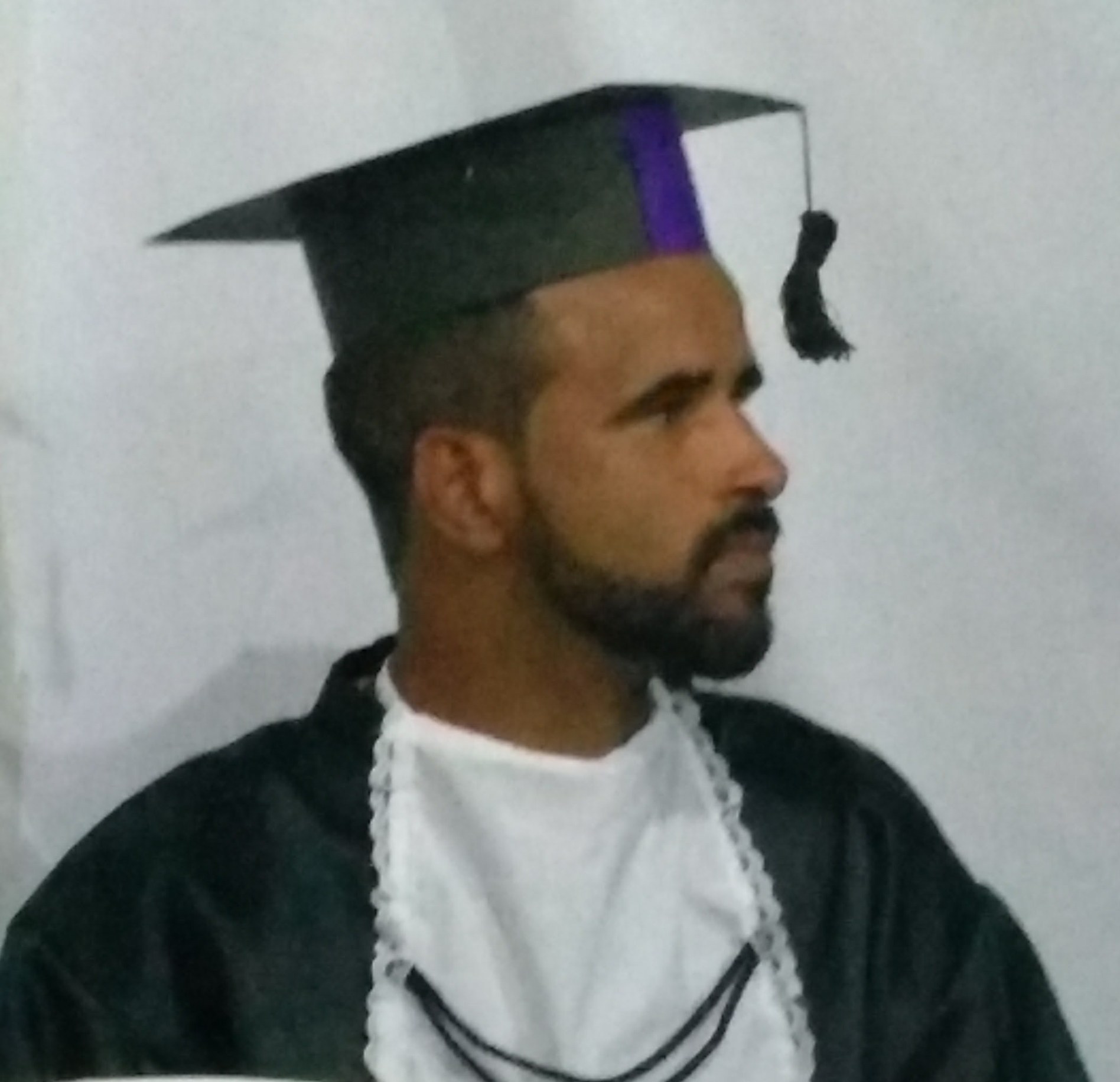 Antônio na formatura do seminário